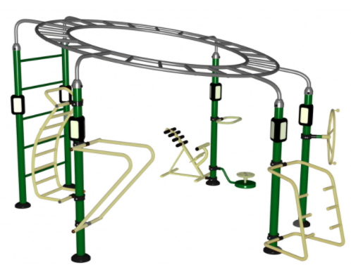 SISTEMA DE ENTRENAMIENTO FUNCIONAL 2 (OVALADO)  FIT-HK-8604