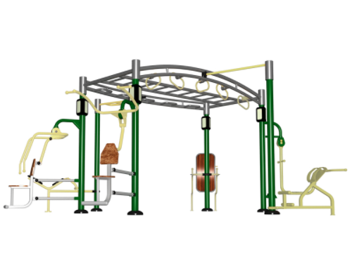 SISTEMA DE ENTRENAMIENTO FUNCIONAL 5 (DOBLE ESCALERA)  FIT-HK-8608